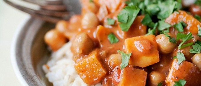 Sweet Potato and Chickpea Curry