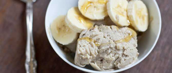 Honey Banana Ice Cream