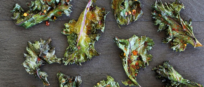 Salt and Vinegar Kale Chips
