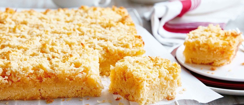 Lemon, Lime and Coconut Slice