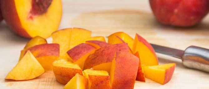 No Added Sugar Peach and Vanilla Spread