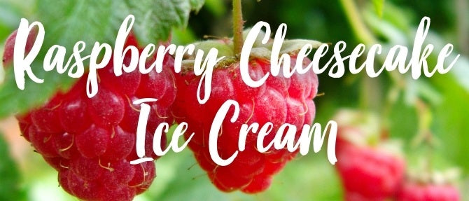 Raspberry Cheesecake Ice Cream