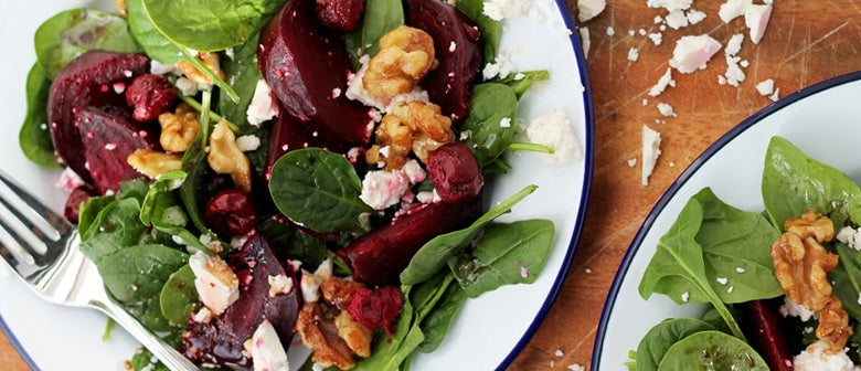 Beetroot Salad with Cumin and Orange Dressing