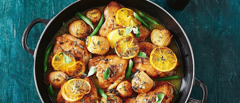 One-pan Lemon & Chicken Potato Bake