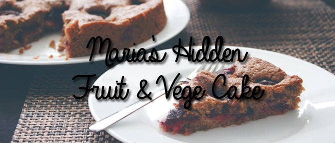 Maria's Hidden Fruit and Vege Cake