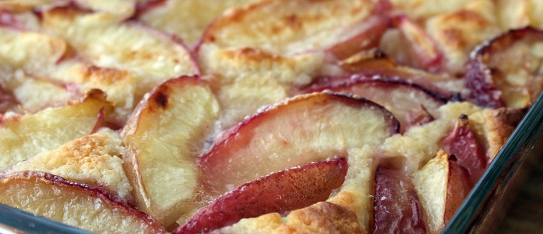 Nectarine Cobbler