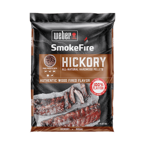 Hickory All-Natural Hardwood Pellets - 9KG
