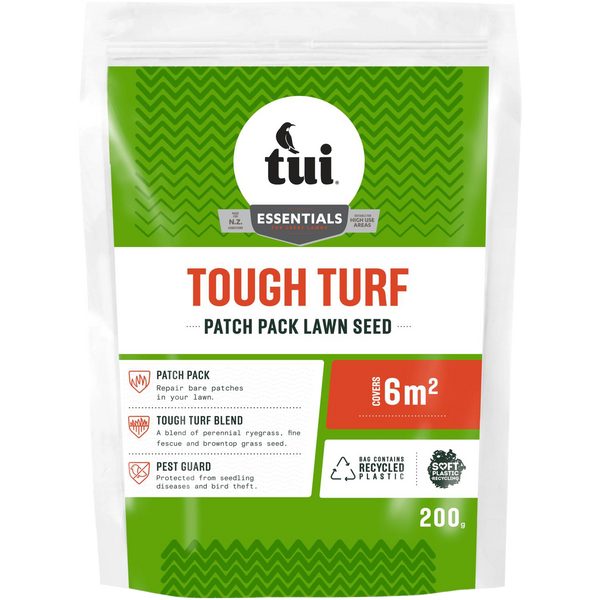 Tui Tough Turf Lawn Seed Patch Pack - 200G