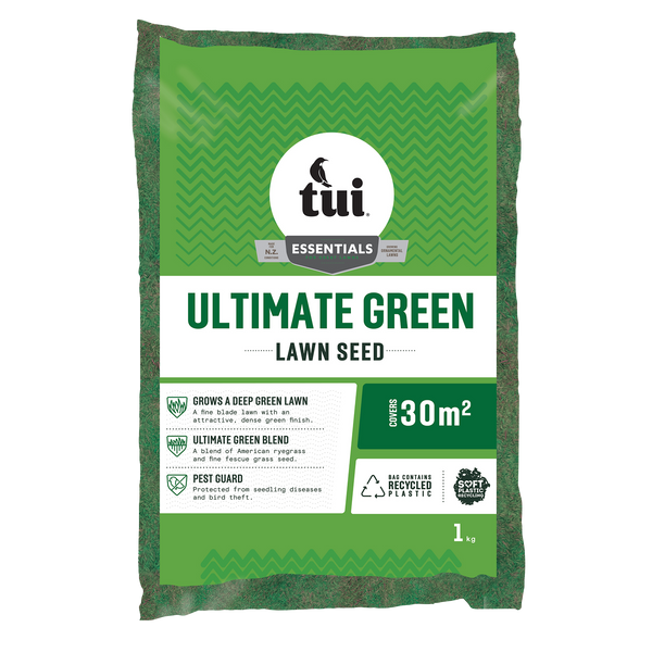 Tui Ultimate Green Lawn Seed - 1KG