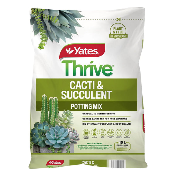 Yates Thrive Cacti & Succulent Potting Mix - 15L
