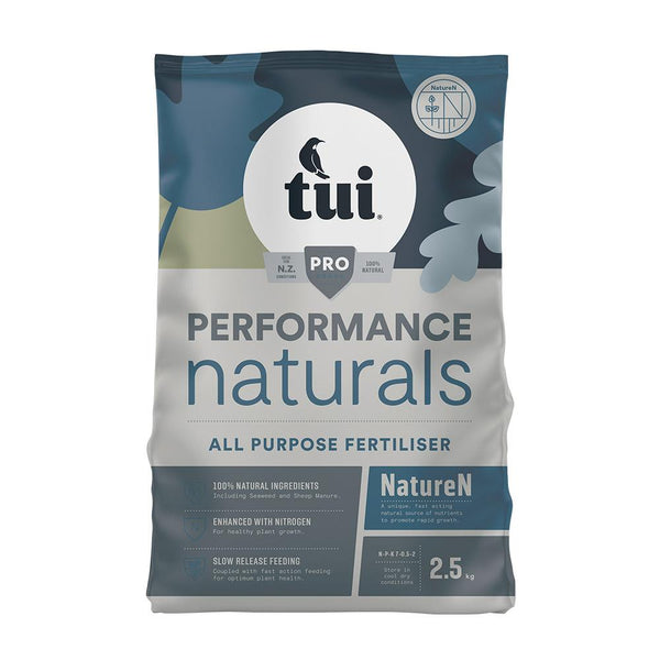 Tui Performance Naturals All Purpose Fertiliser - 2.5kg