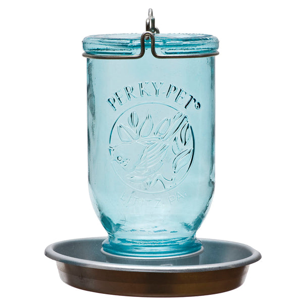 Feeder Bird Water Glass Mason Jar