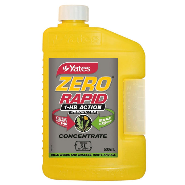Yates Zero Rapid 1 Hour Action Weedkiller Concentrate - 500ML