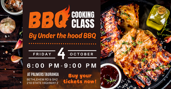 PALMERS TAURANGA BBQ Class - By UNDER THE HOOD BBQ