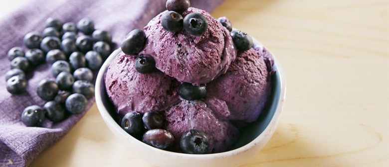 Easy Blueberry Ice-Cream