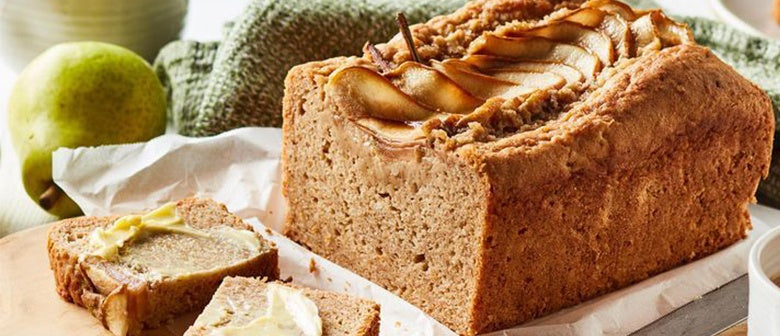 Gluten-free cinammon and pear bread