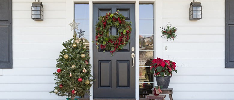 How to dress your doorstep for Christmas Day