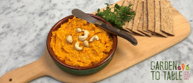 Roasted Cashew and Carrot Dip