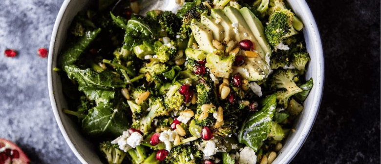 Lemon Garlic Roasted Broccoli Salad