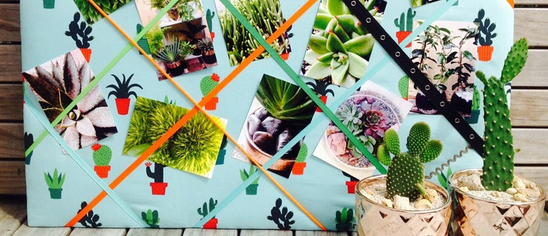 DIY Fabric Photo Board