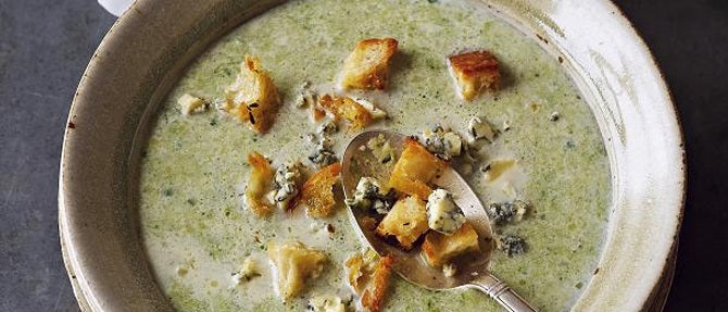 Blue Cheese and Broccoli Soup