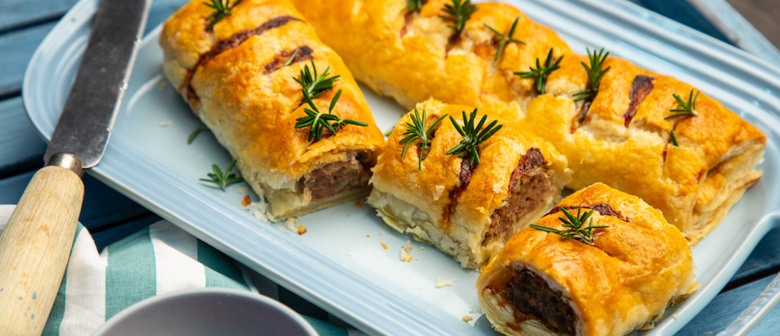 Lamb, Rosemary and Garlic Sausage Rolls