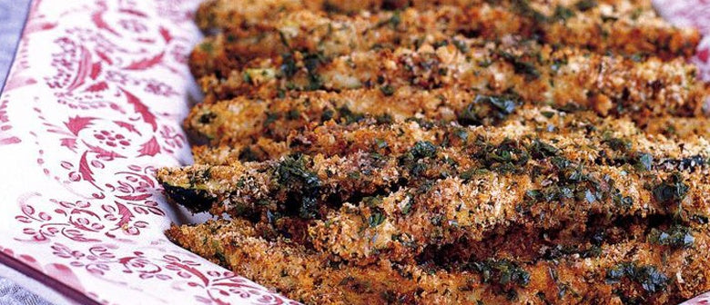 Crumbed Zucchini