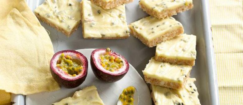 Passionfruit Cream Slice