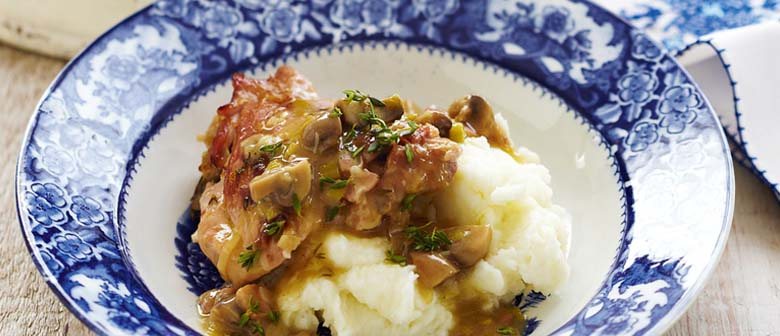 Chicken, Leek and Bacon Casserole