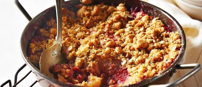Rhubarb and Apple Crumble