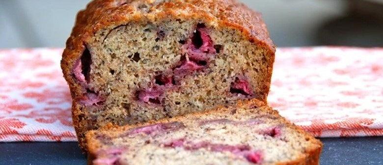 Strawberry Banana Bread Loaf