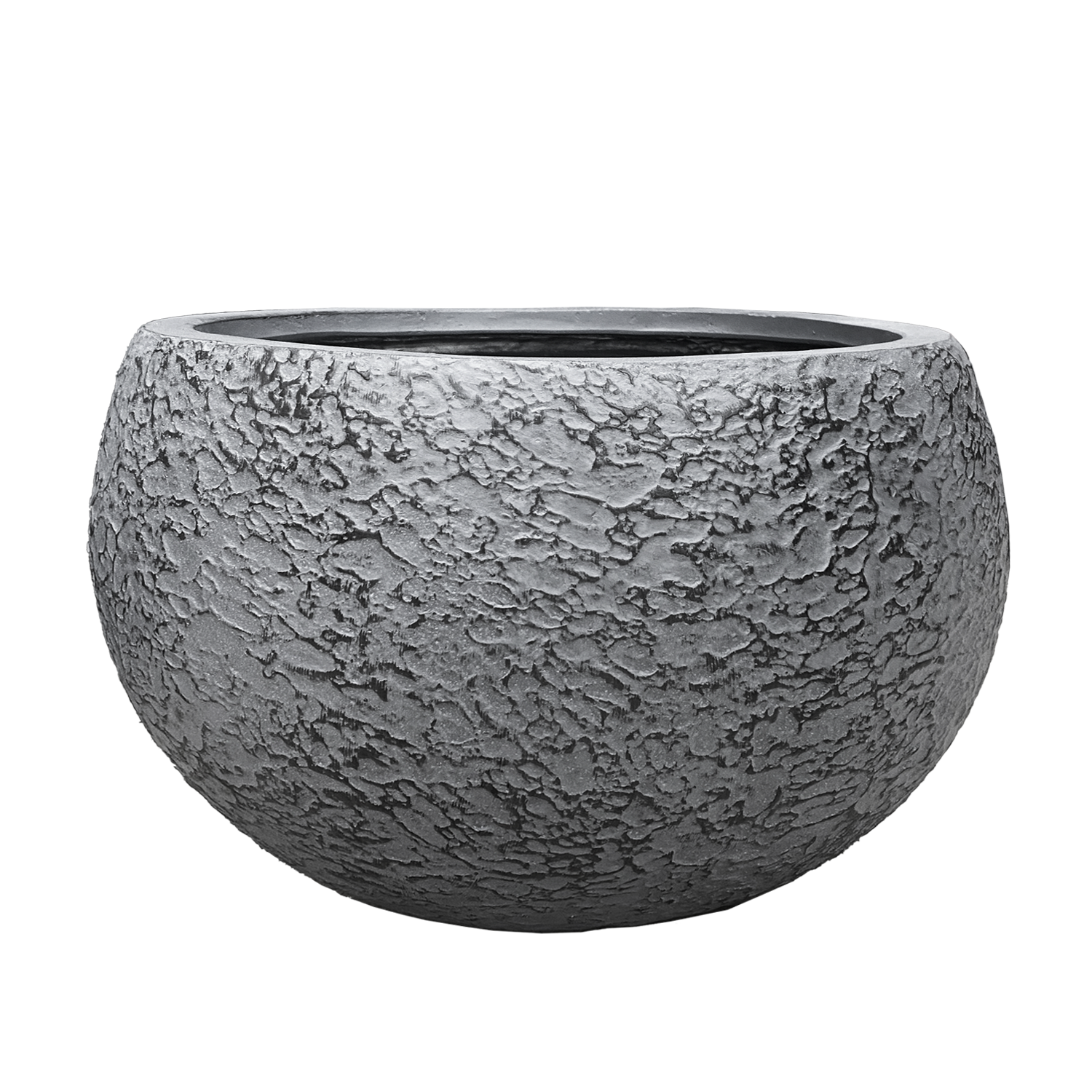 Stone Pit Texture Round Pot - L - 53.5D*39.5H(CM)