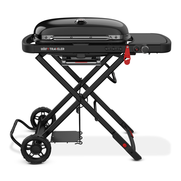 Weber Traveler Portable Gas Barbecue Stealth Edition - BLACK