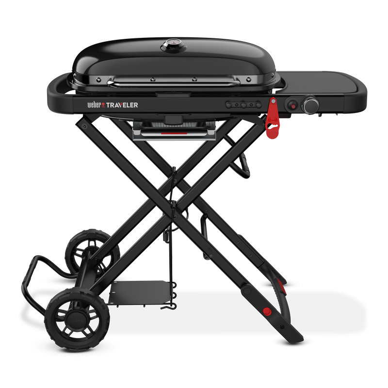Weber Traveler Portable Gas Barbecue Stealth Edition - BLACK