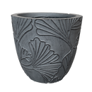Fangrass Textured Pot - Anthracite L - 37.5D*34.5H(CM)