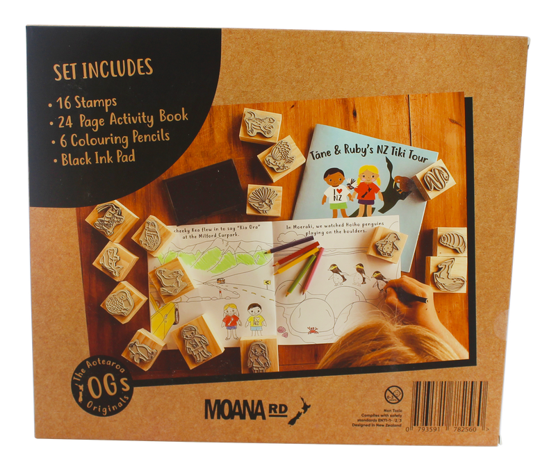 Kit Nz Tiki Stamp Tour