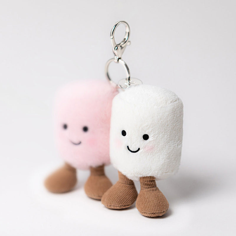 Pair Of Marshmallows Bag Charm