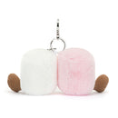 Pair Of Marshmallows Bag Charm