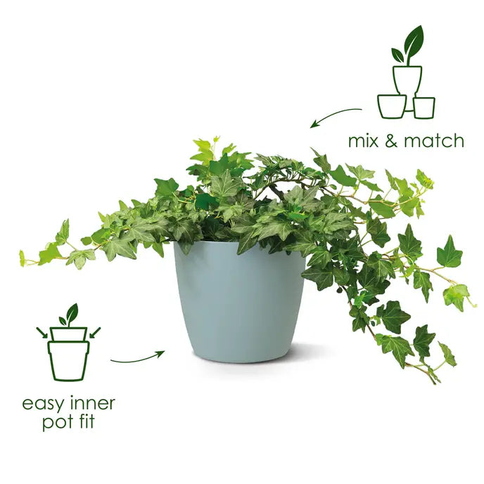 Elho Brussels Round Anthracite - 16CM