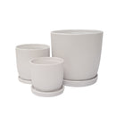 Jessa Egg Pot White S