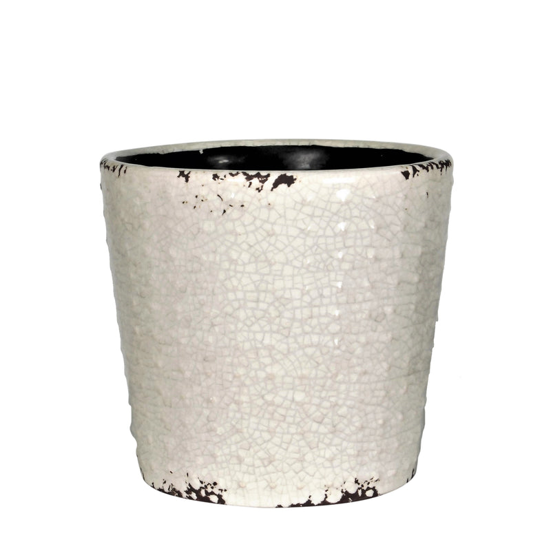 Loft Pot White - SMALL 14CM(W)X13CM(H)