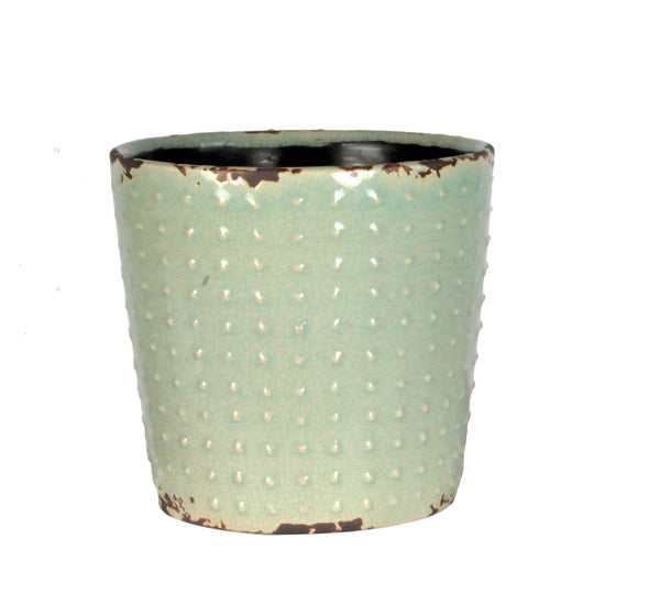 Loft Pot Duckegg - SMALL 14CM(W)X13CM(H)