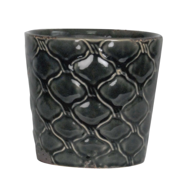 Nautilus Pot Black - XLARGE 20CM(W)X20CM(H)