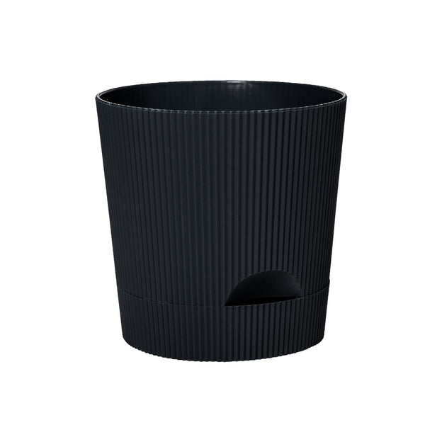 Boris Pot With Saucer Black 11CM