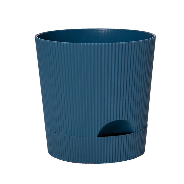 Boris Pot With Saucer Blueberry 15CM