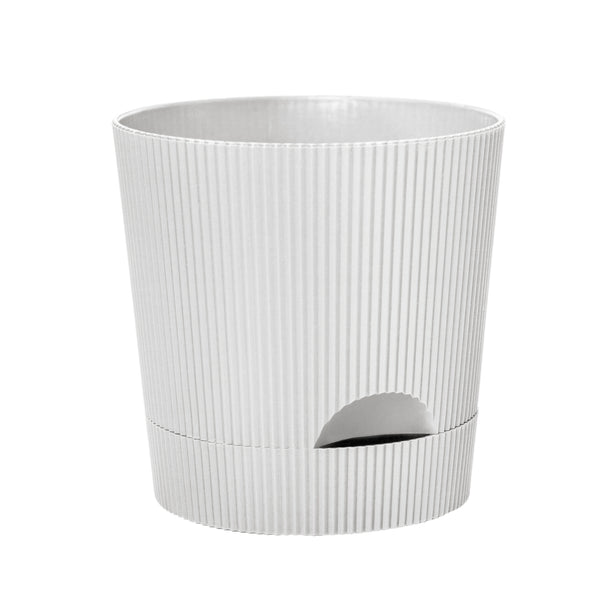 Boris Pot With Saucer White 15CM