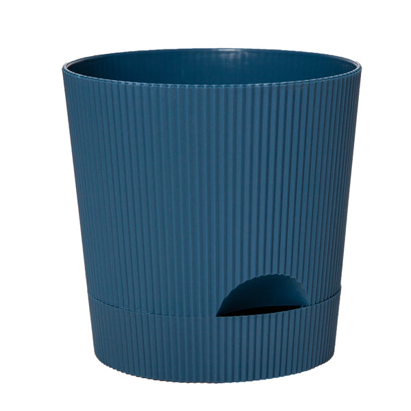 Boris Pot With Saucer Blueberry 18CM