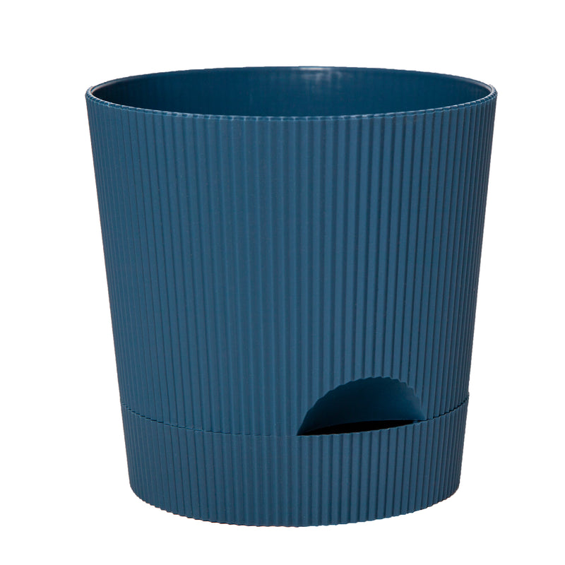 Boris Pot With Saucer Blueberry 18CM