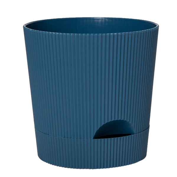 Boris Pot With Saucer Blueberry 20CM