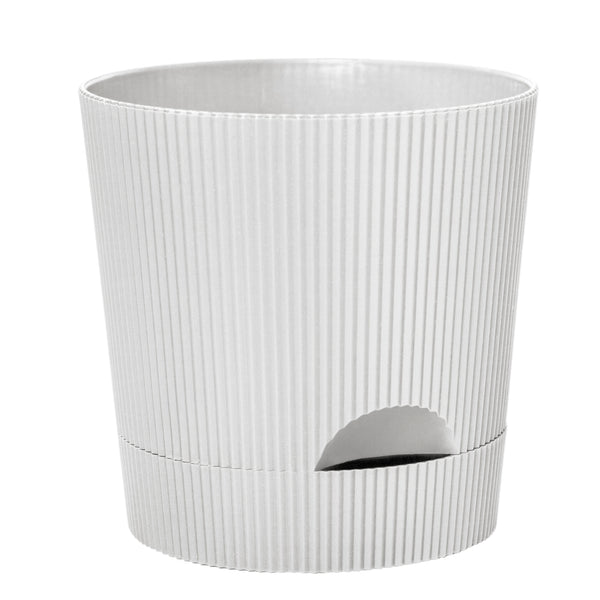 Boris Pot With Saucer White 21CM